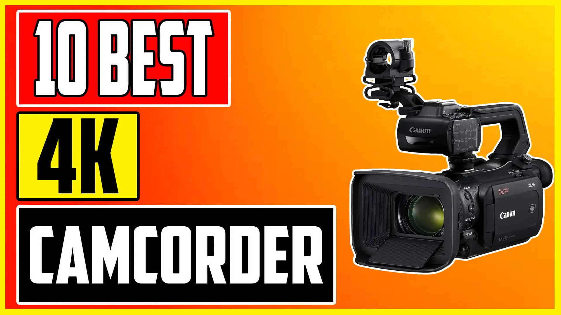 best 4k camcorder