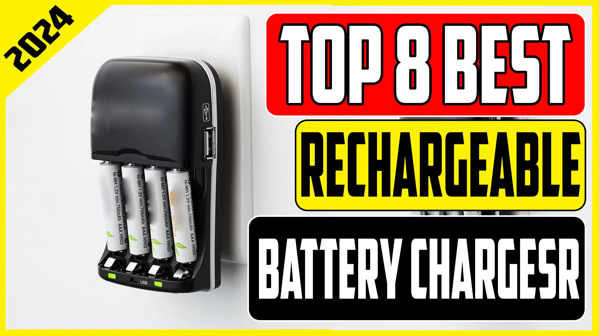 Best rechargeable battery chargers 2024