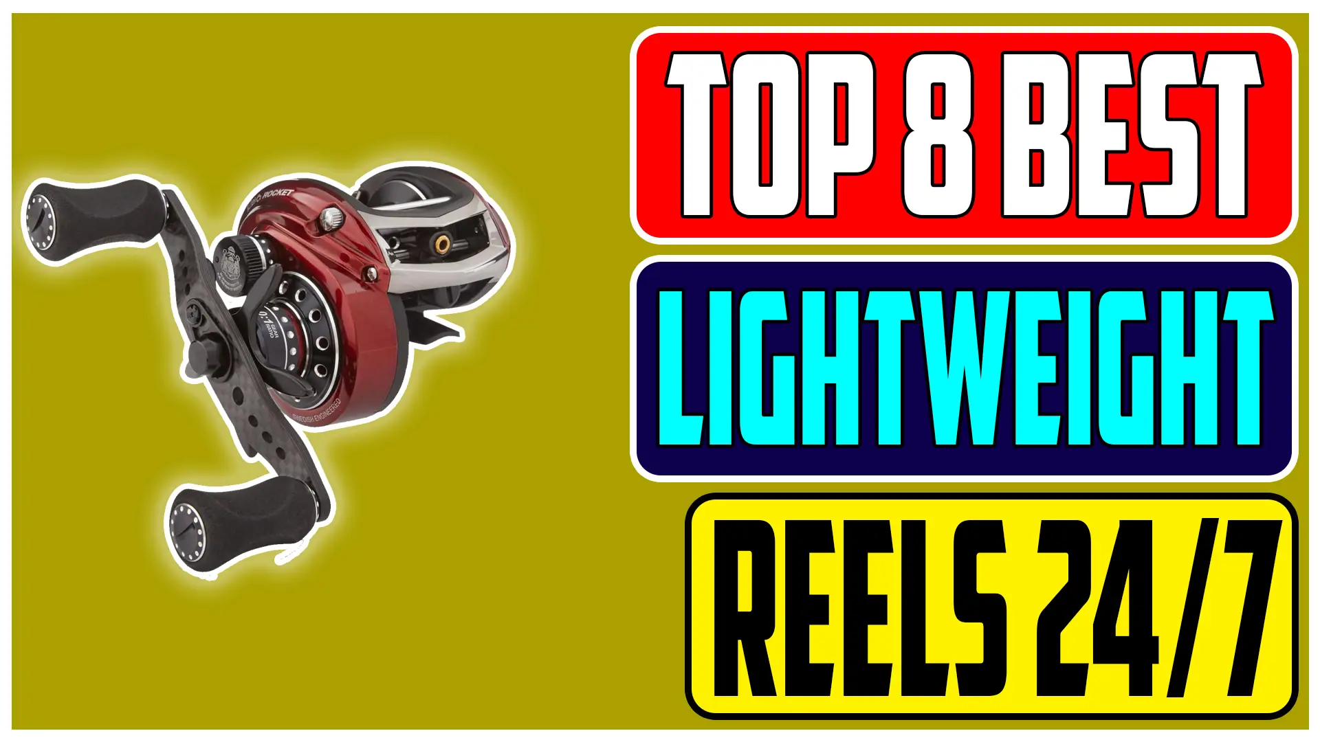Best lightweight baitcaster reels for all day fishing in 2024