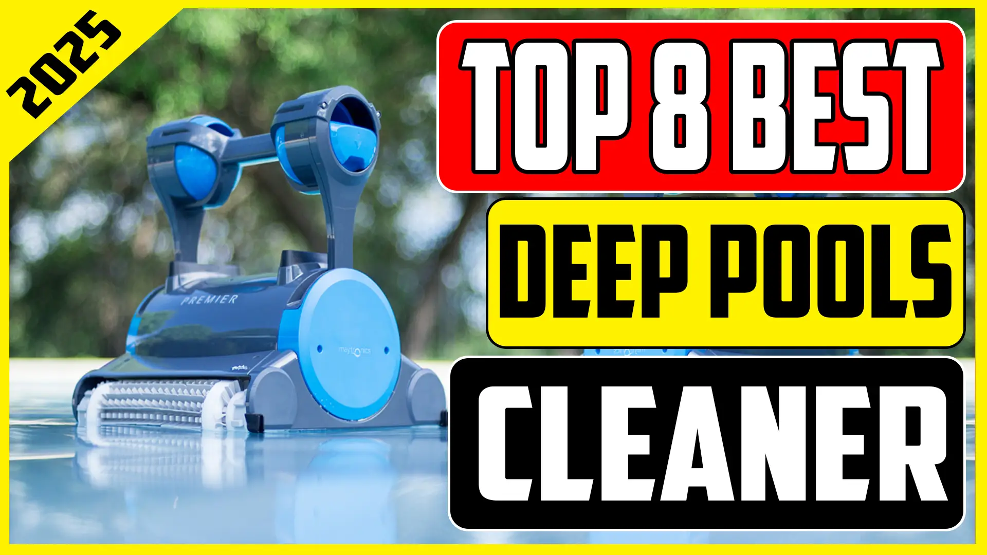 Best robotic pool cleaners for deep pools